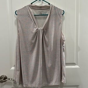 Talbots Sleeveless 2X Print